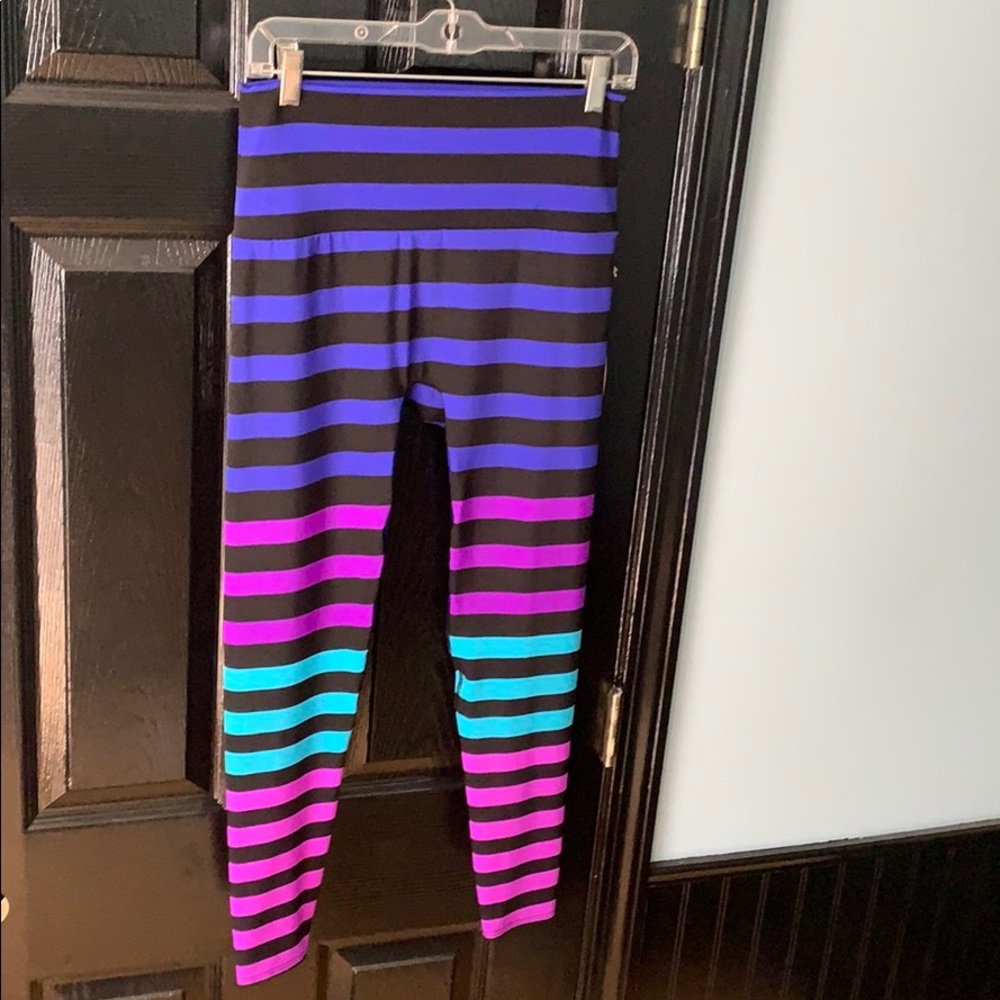K-Deer XL Signature Stripe 7/8 Length Workout NWT
